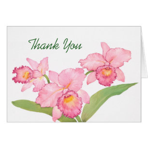 Add Your Text   Pink Exotic Watercolor Flowers