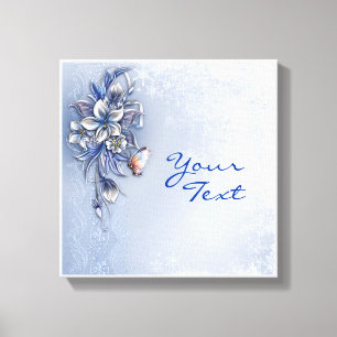 Add Your Text Premium Wrapped Canvas (Gloss)