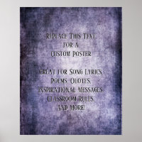 Add Your Text Quote Dark Purple Grunge Textured
