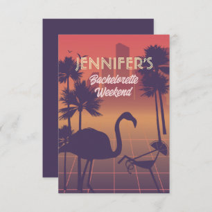 Add your text! Retro Bachelorette party invitation