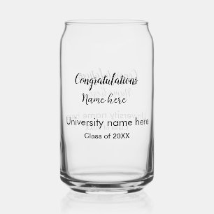 add your text simple graduate add school name cong can glass