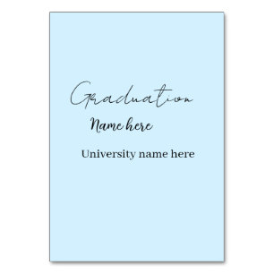 add your text simple graduate add school name cong table number