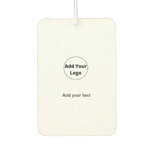 add your text simple minimal custom add your logo car air freshener