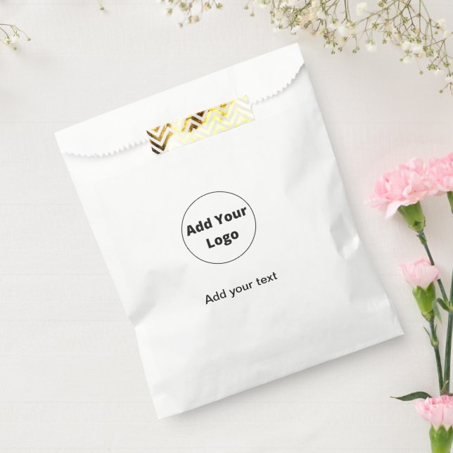 add your text simple minimal custom add your logo  favour bags (Sealed)