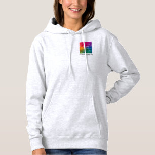 Add Your Text Upload Photo to Womens Name Hoodie