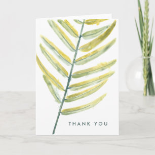 Add Your Text   Verdant Impressions VII Thank You Card