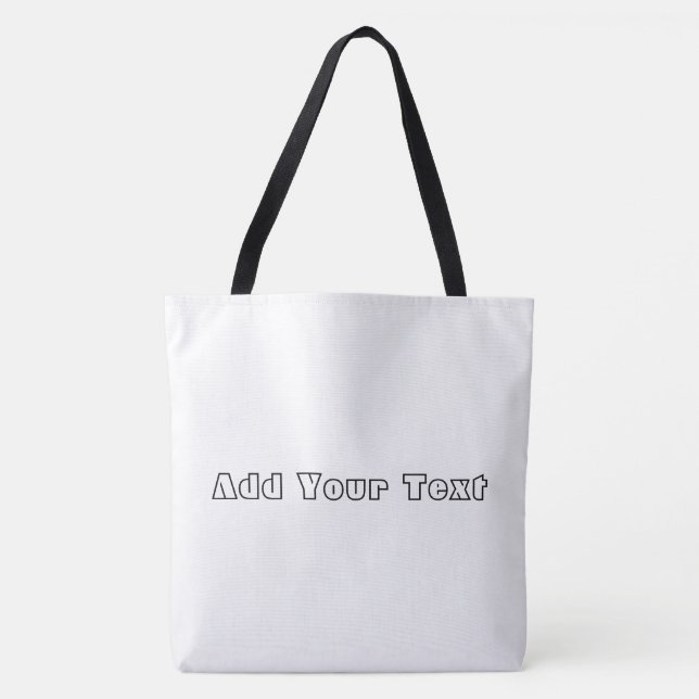 Add your text Wallet-Bags Shopping Handgrip Large  Tote Bag (Front)