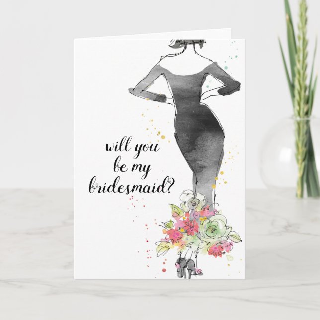 Add Your Text | Wild Apple | Chic Floral Dress Invitation (Front)