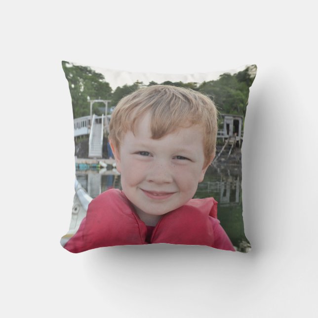 Add Your Vacation Photo Cushion (Front)