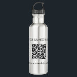 Add Your Website Address QR Code Business 710 Ml Water Bottle<br><div class="desc">Add your business website URL and business name by clicking the "Personalise" button. A unique QR code will be automatically generated for you when you add your web address in the QR code field provided.</div>