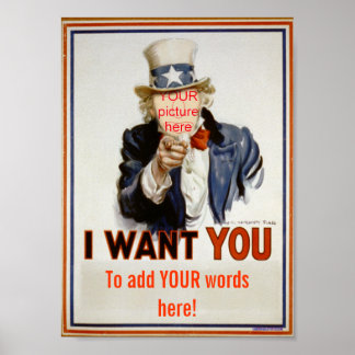 "add YOUR words" Poster