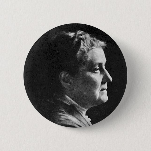 Addams ~ Jane Addams Nobel Peace Laureate 6 Cm Round Badge (Front)
