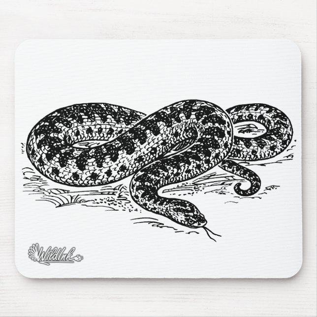Adder Snake Mouse Mat (Front)