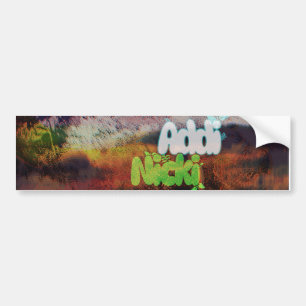 Addi Nicki Album Cover Artwork Bumper Sticker