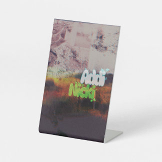 Addi Nicki Album Cover Artwork Pedestal Sign