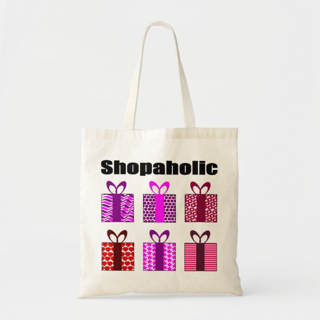 Addict SHOPAHOLIC Tote Bag (Front)