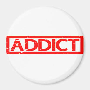 Addict Stamp Magnet