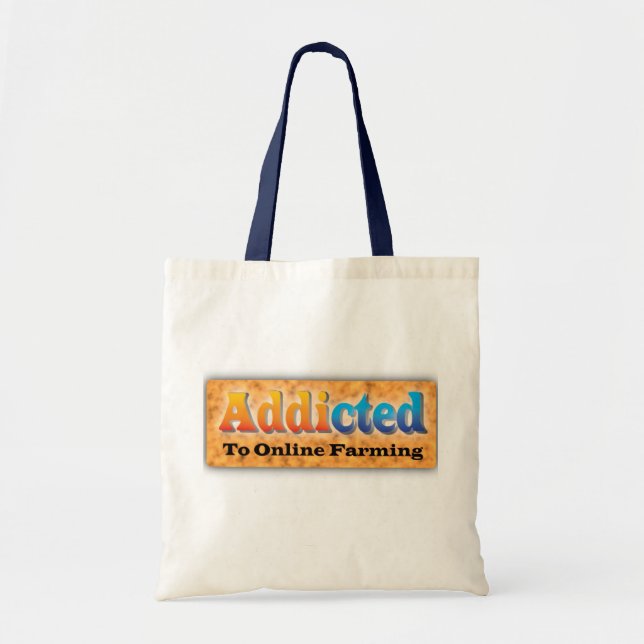 addicted-farmer tote bag (Front)