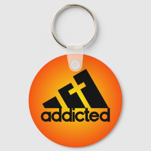 Addicted Key Ring