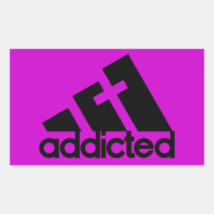Addicted Rectangular Sticker