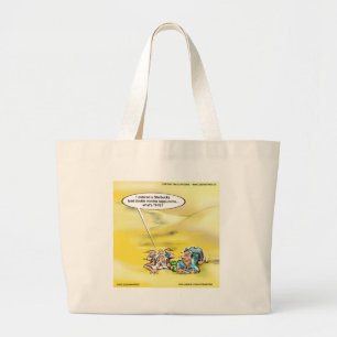 Addicted To Coffee By Londons Times Cartoons Large Tote Bag