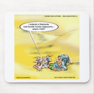 Addicted To Coffee By Londons Times Cartoons Mouse Mat