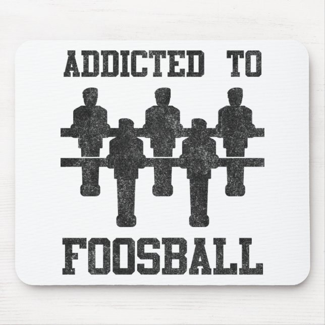 Addicted To Foosball Mouse Mat (Front)