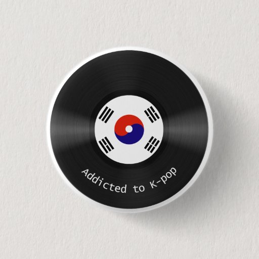 Image of Addicted to Kpop button