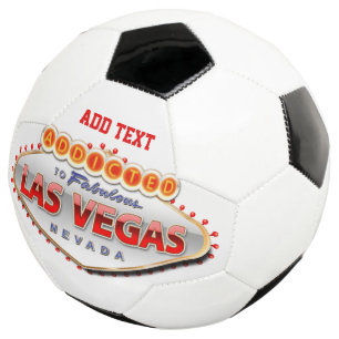 Addicted to Las Vegas, Nevada Funny Sign Football