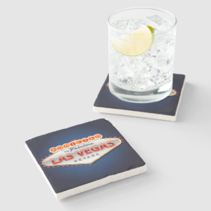 Addicted to Las Vegas, Nevada Funny Sign Stone Coaster