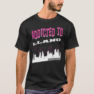 Addicted To Llano Vacation Humour Trip Texas Tour T-Shirt
