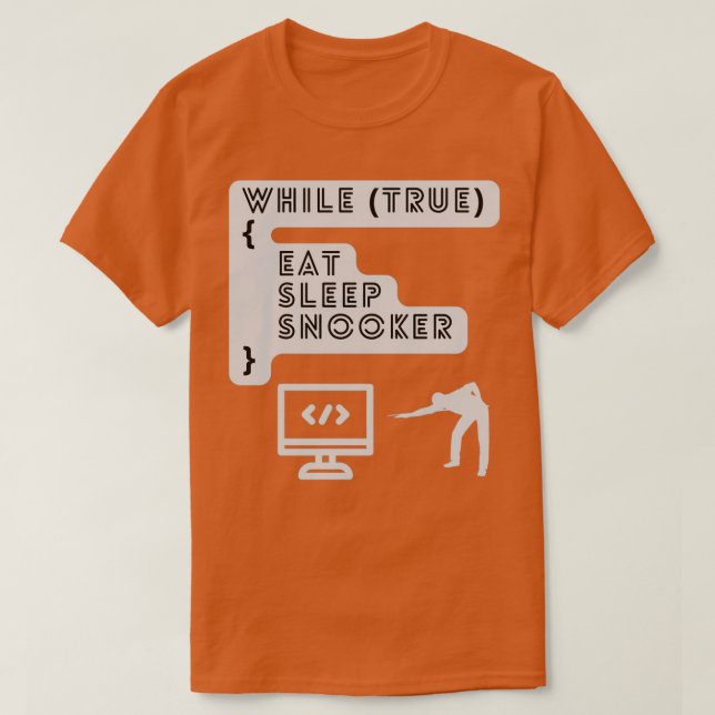 Addicted to snooker v4 T-Shirt (Design Front)