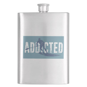 Addicted To Stand Up Paddling Hip Flask