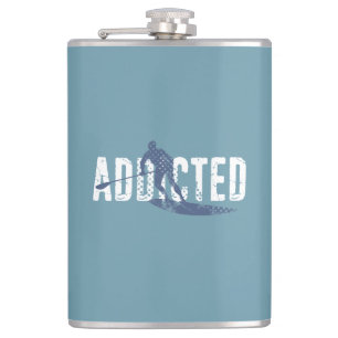 Addicted To Stand Up Paddling Hip Flask