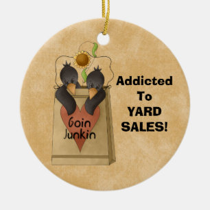 Addicted to Yard Sales! Ornament addict