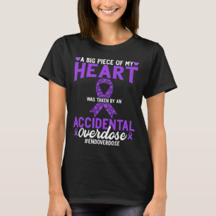 Addiction Awareness Drug Addiction Overdose Awaren T-Shirt