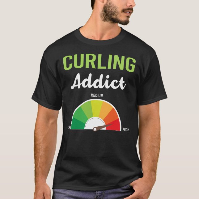 Addiction Curling T-Shirt (Front)