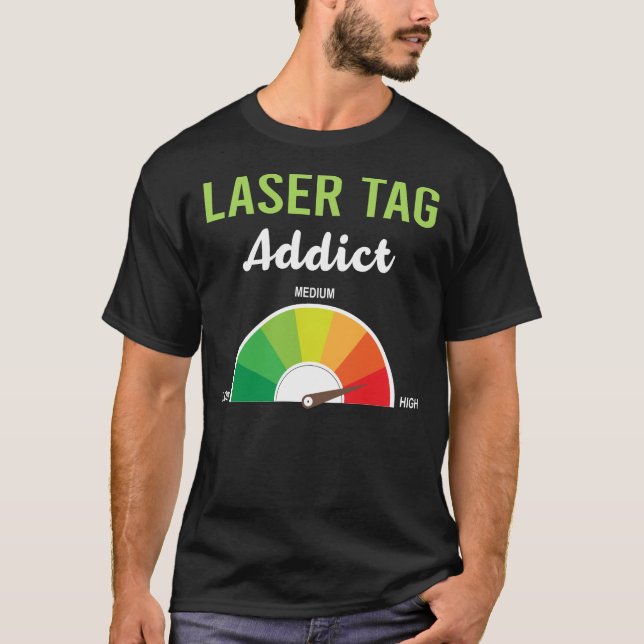 Addiction Laser Tag T-Shirt (Front)