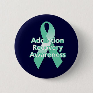 Addiction Recovery Awareness 6 Cm Round Badge