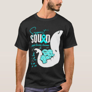 Addiction Recovery Awareness Support Squad Elephan T-Shirt