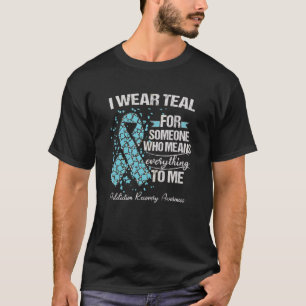 Addiction Recovery Awareness Warrior Support T-Shirt