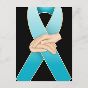 Addiction Recovery Ribbon Awareness Postcards
