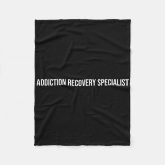 Addiction Recovery Specialist Mental Health  Fleece Blanket