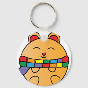 Addie Bean Key Ring
