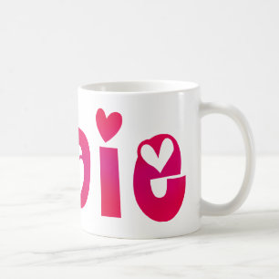Addie in Hearts Coffee Mug