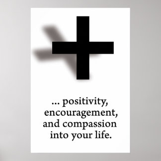 Adding positivity poster