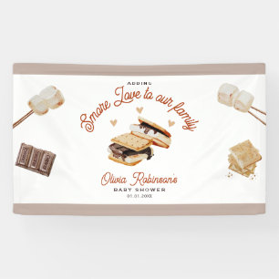 Adding S’More Love to Our Family Baby shower Banner