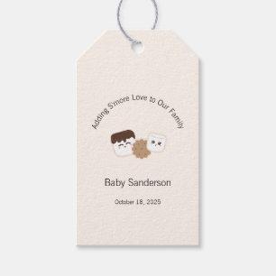 Adding S'more Love Gift Tag, Baby Shower Tags