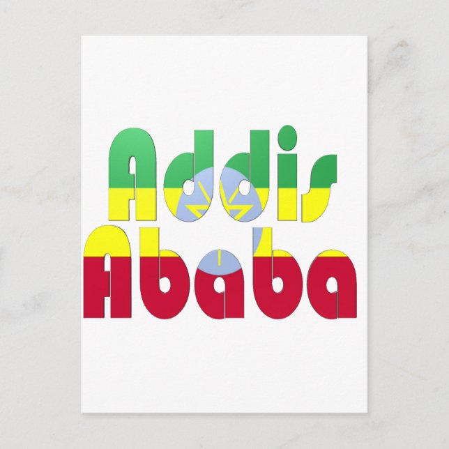 Addis Ababa, Ethiopia Postcard (Front)