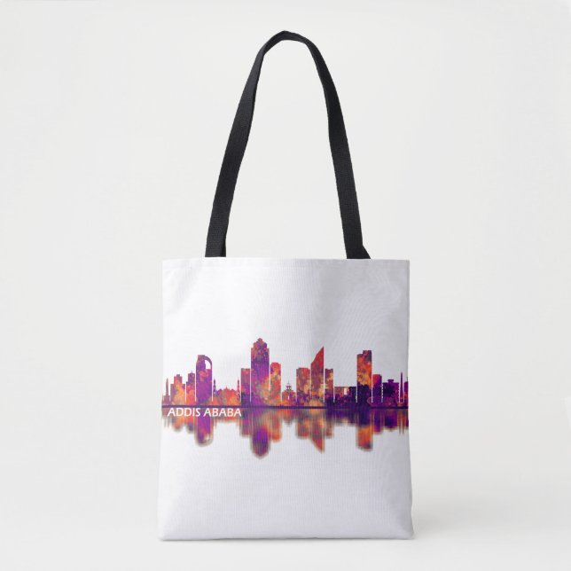 Addis Ababa Ethiopia skyline Tote Bag (Front)
